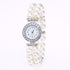 Crystal Watch Pearl String Strap Watch models Clock Ladies